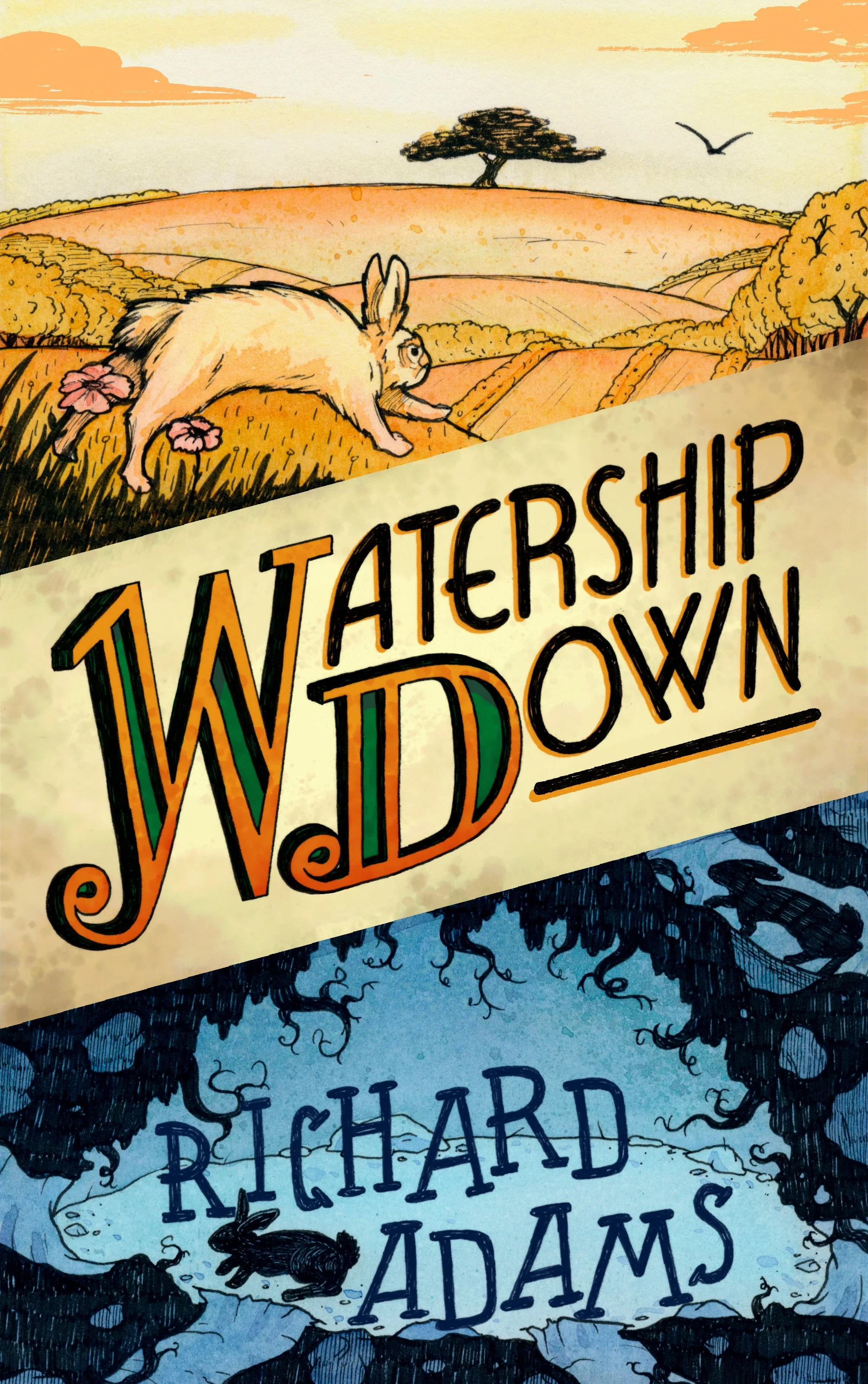 Watership Down Cover — Oliver Allison